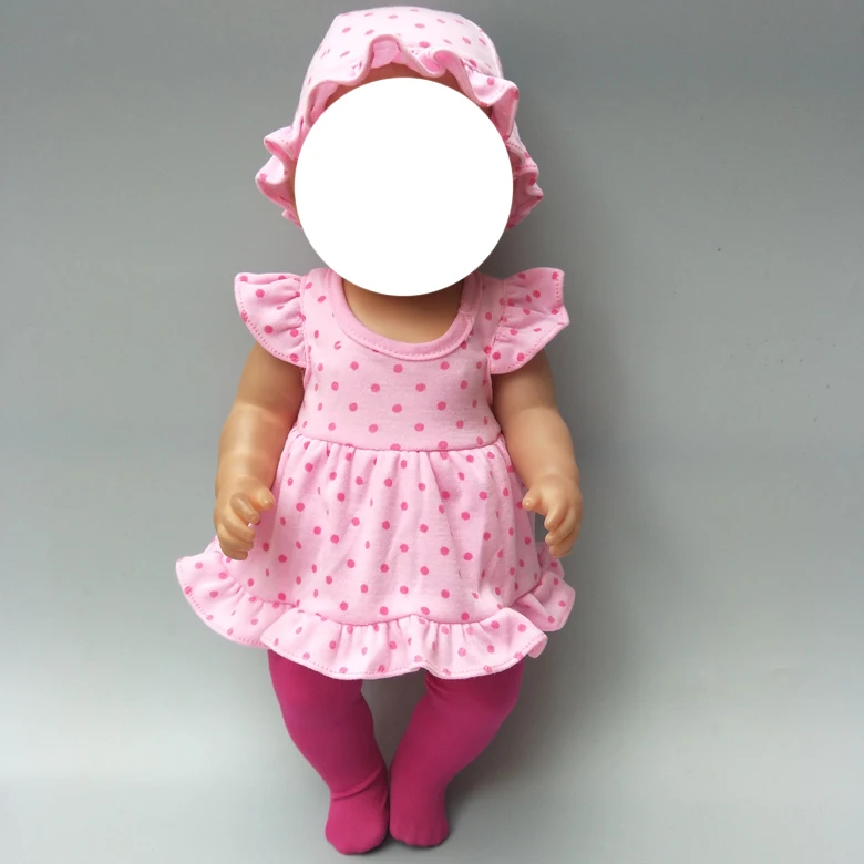 Lutkarske tajice za 43 cm, baby doll duge čarape, 18 cm lutkarske čarape pribor za lutke Slika 2