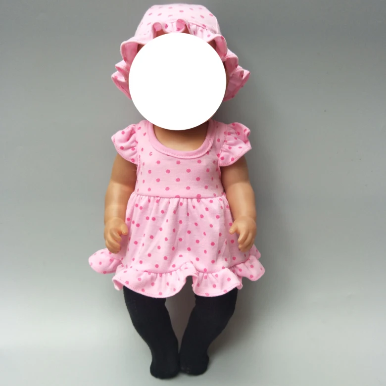 Lutkarske tajice za 43 cm, baby doll duge čarape, 18 cm lutkarske čarape pribor za lutke Slika 3