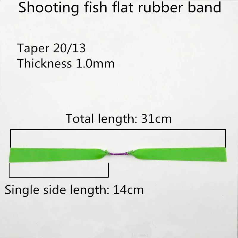10 kom. posebna male gumica za praćku za pečenja riba, velika snaga i velika elastičnost zatezanje remena za snimanje na otvorenom Slika 4