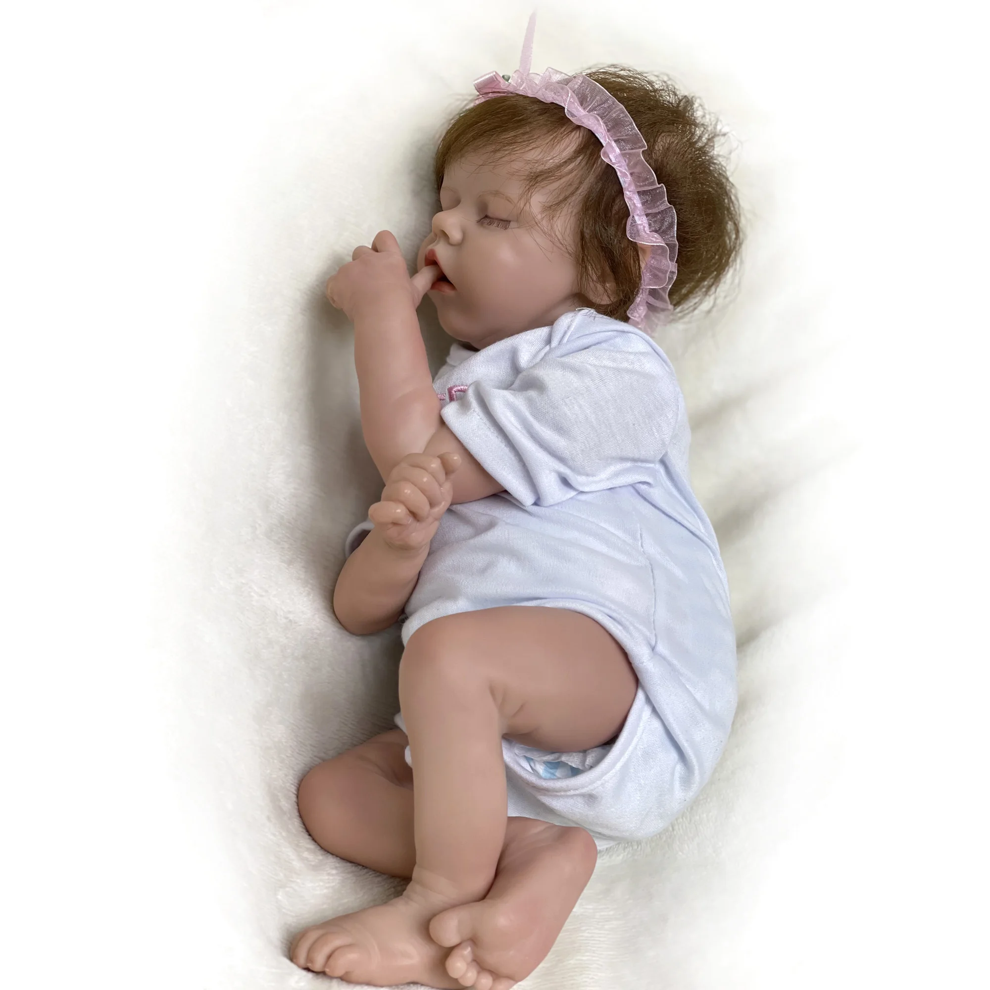 16 Inčni lutke-Bebe blizanci Reborn Realan Umjetnik Nacrtao Realne novorođenčadi Lutke Muñecas Reborn Slika 1