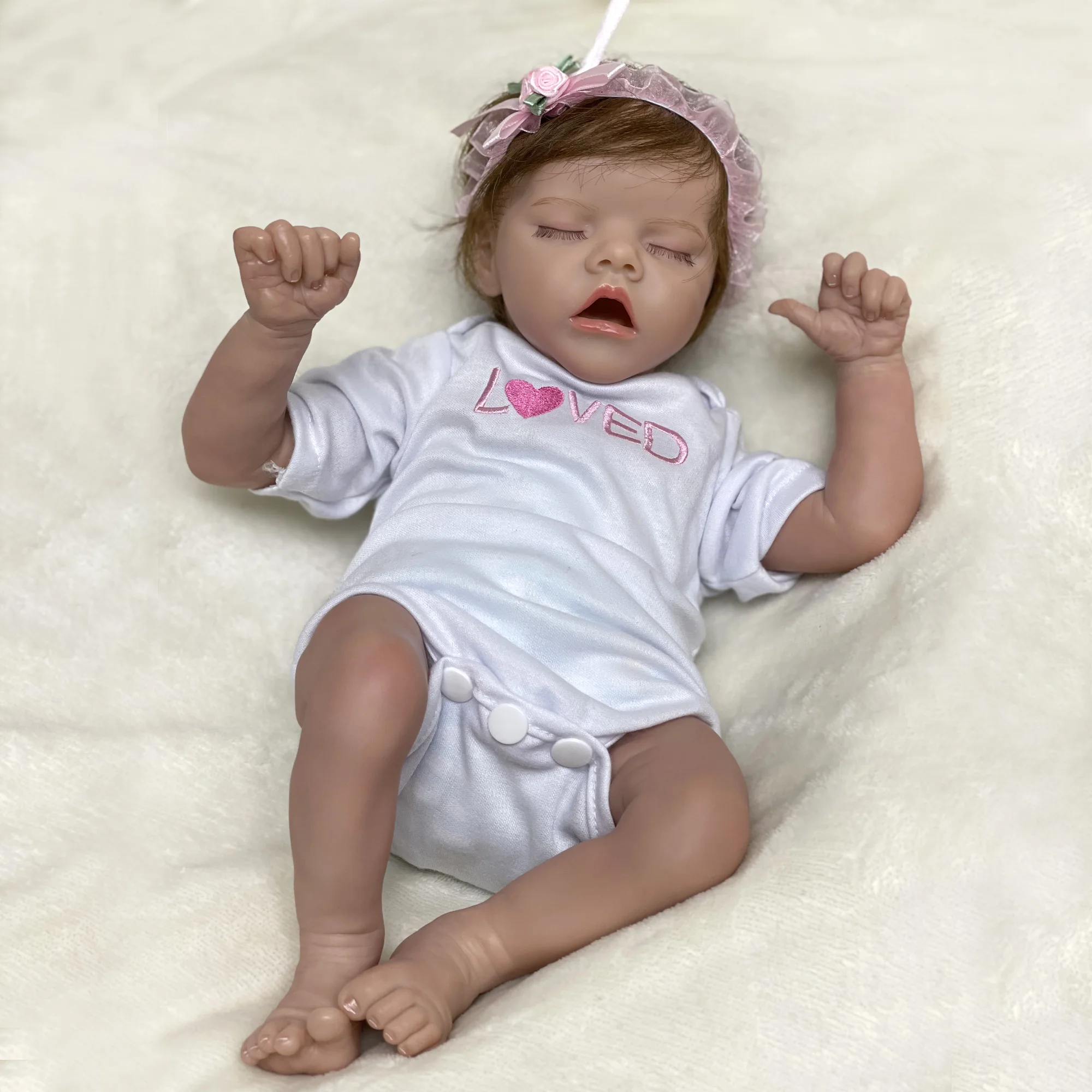 16 Inčni lutke-Bebe blizanci Reborn Realan Umjetnik Nacrtao Realne novorođenčadi Lutke Muñecas Reborn Slika 2