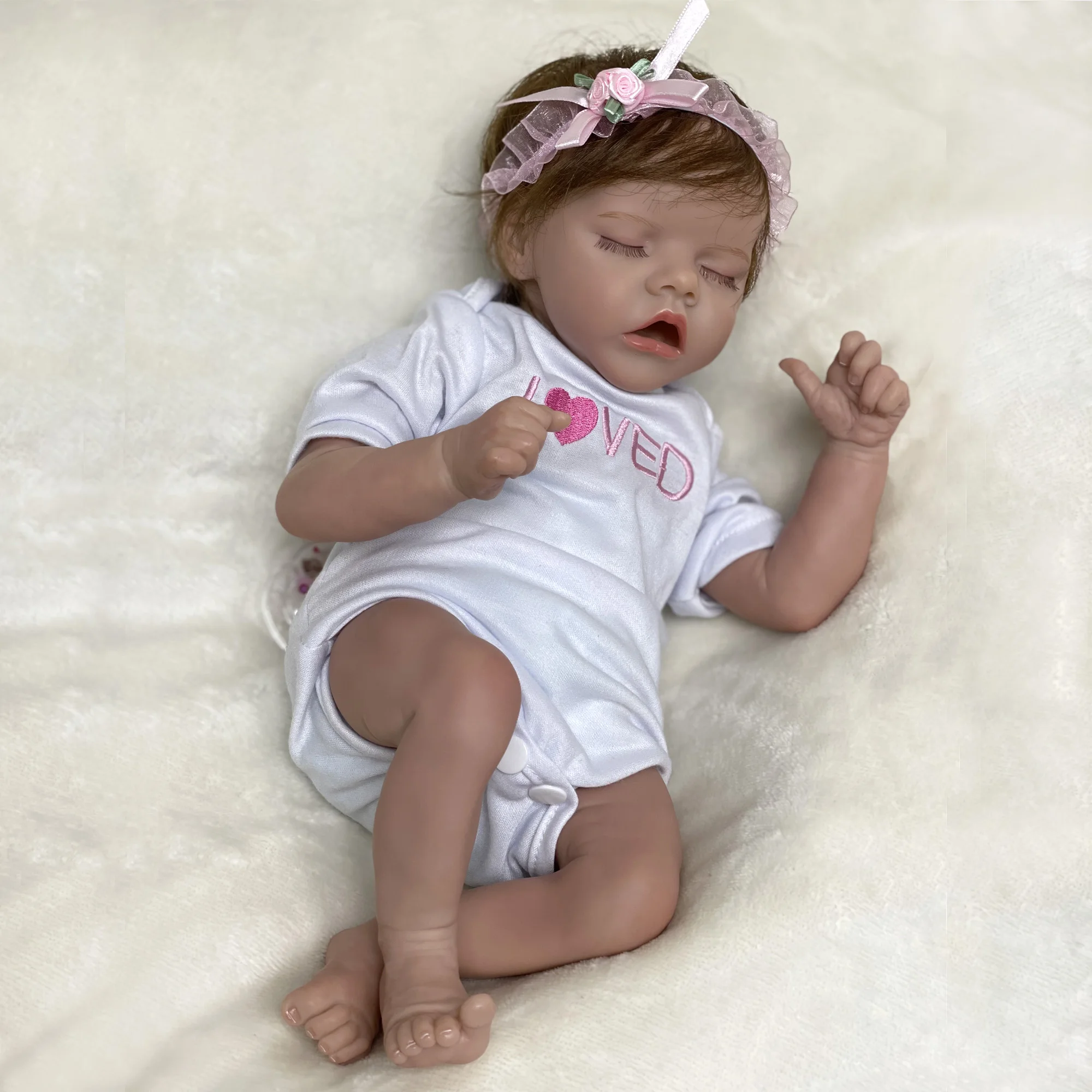 16 Inčni lutke-Bebe blizanci Reborn Realan Umjetnik Nacrtao Realne novorođenčadi Lutke Muñecas Reborn Slika 5