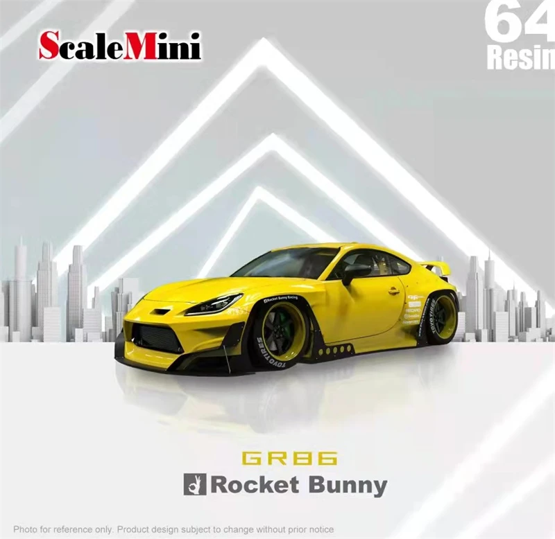 (Rezervaciju) Scalemini 1:64 Toyota Pandem Rocket Bunny Toyota GR86 Литая model automobila Slika 0