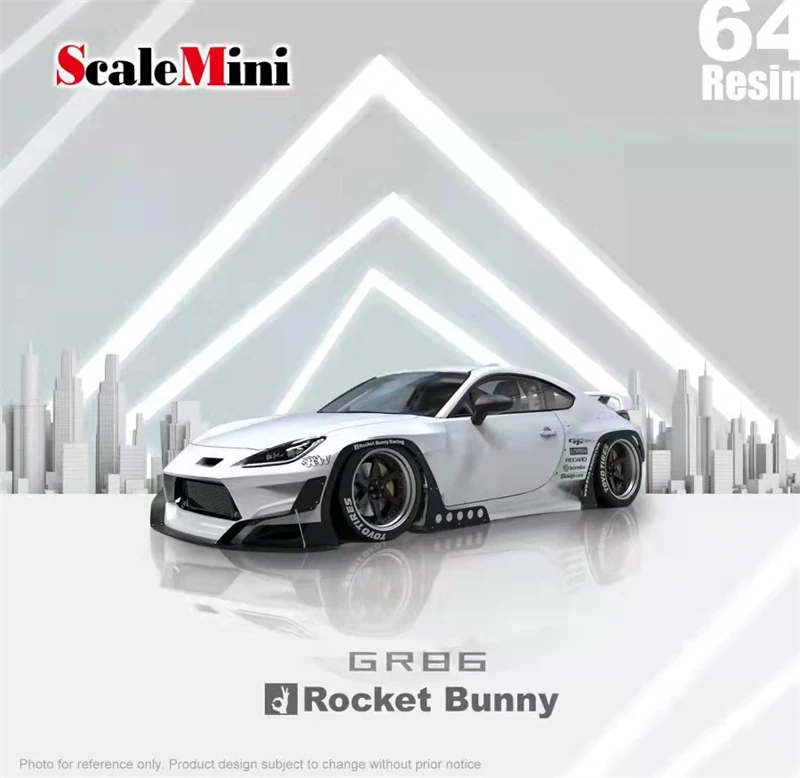 (Rezervaciju) Scalemini 1:64 Toyota Pandem Rocket Bunny Toyota GR86 Литая model automobila Slika 1