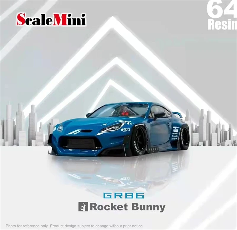 (Rezervaciju) Scalemini 1:64 Toyota Pandem Rocket Bunny Toyota GR86 Литая model automobila Slika 2
