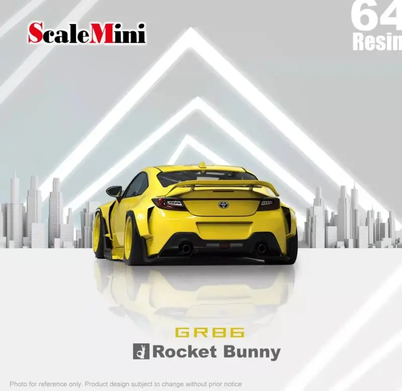 (Rezervaciju) Scalemini 1:64 Toyota Pandem Rocket Bunny Toyota GR86 Литая model automobila Slika 4