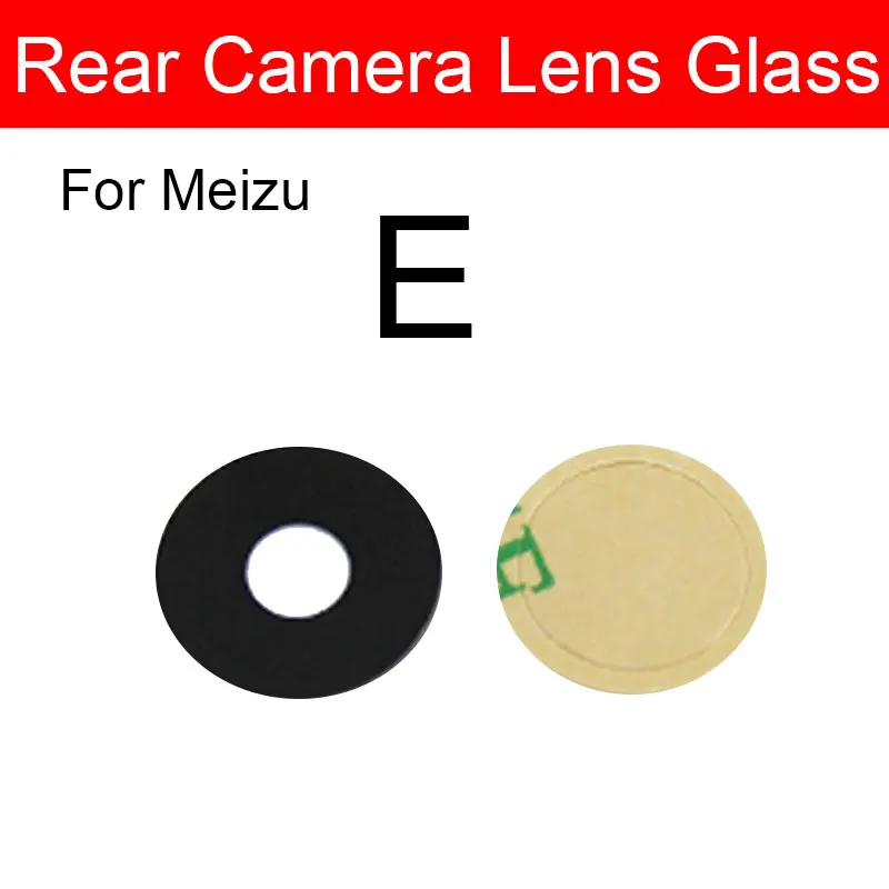 Staklena leća stražnjeg fotoaparata samoljepljiva Naljepnica Za Meizu Note 8 9 M8 M9 Note A5 M5C E E2 E3 M8C X8 V8 Pro X Glavni objektiv Stražnje kamere Slika 0