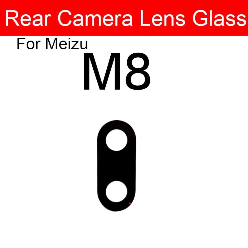 Staklena leća stražnjeg fotoaparata samoljepljiva Naljepnica Za Meizu Note 8 9 M8 M9 Note A5 M5C E E2 E3 M8C X8 V8 Pro X Glavni objektiv Stražnje kamere Slika 1