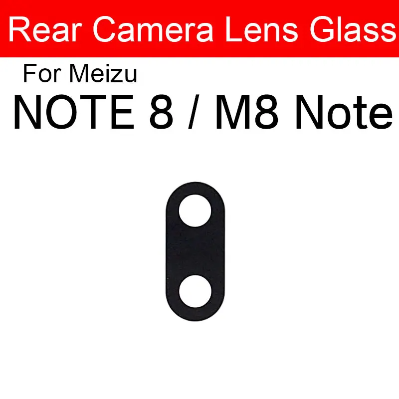 Staklena leća stražnjeg fotoaparata samoljepljiva Naljepnica Za Meizu Note 8 9 M8 M9 Note A5 M5C E E2 E3 M8C X8 V8 Pro X Glavni objektiv Stražnje kamere Slika 2