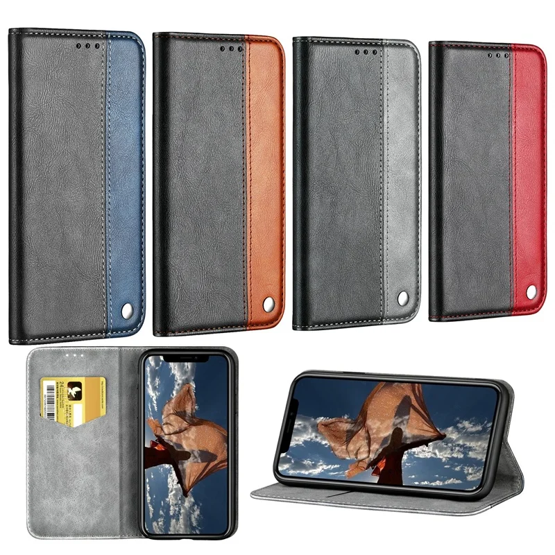 Torbica Za Samsung Galaxy Note 10 Plus S10 S9 S8 Plus S7 EDGE S6 S10E 5G Torbica Pametan magnet Iz kravlja koža sa Postoljem novčanik mekana torbica Slika 0