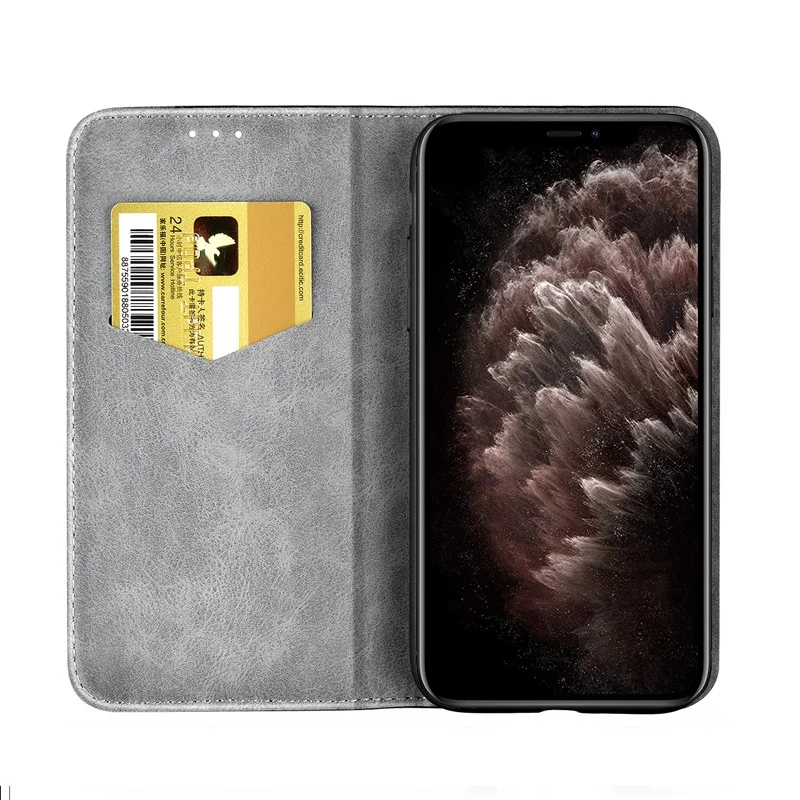 Torbica Za Samsung Galaxy Note 10 Plus S10 S9 S8 Plus S7 EDGE S6 S10E 5G Torbica Pametan magnet Iz kravlja koža sa Postoljem novčanik mekana torbica Slika 4