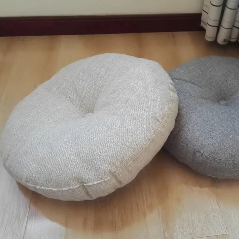 Jastuk je Mekan i udoban jastuk od rogoz ručnog tkanja jastuk za meditaciju соломенный tepih ručne Tatami za joge jastuci za igre Slika 1