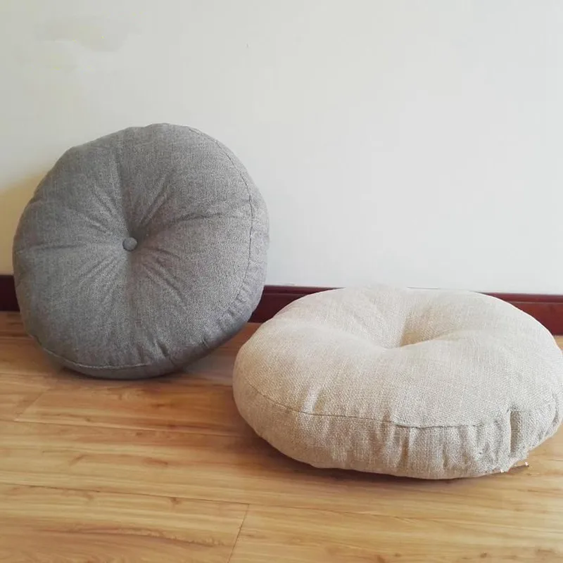 Jastuk je Mekan i udoban jastuk od rogoz ručnog tkanja jastuk za meditaciju соломенный tepih ručne Tatami za joge jastuci za igre Slika 2