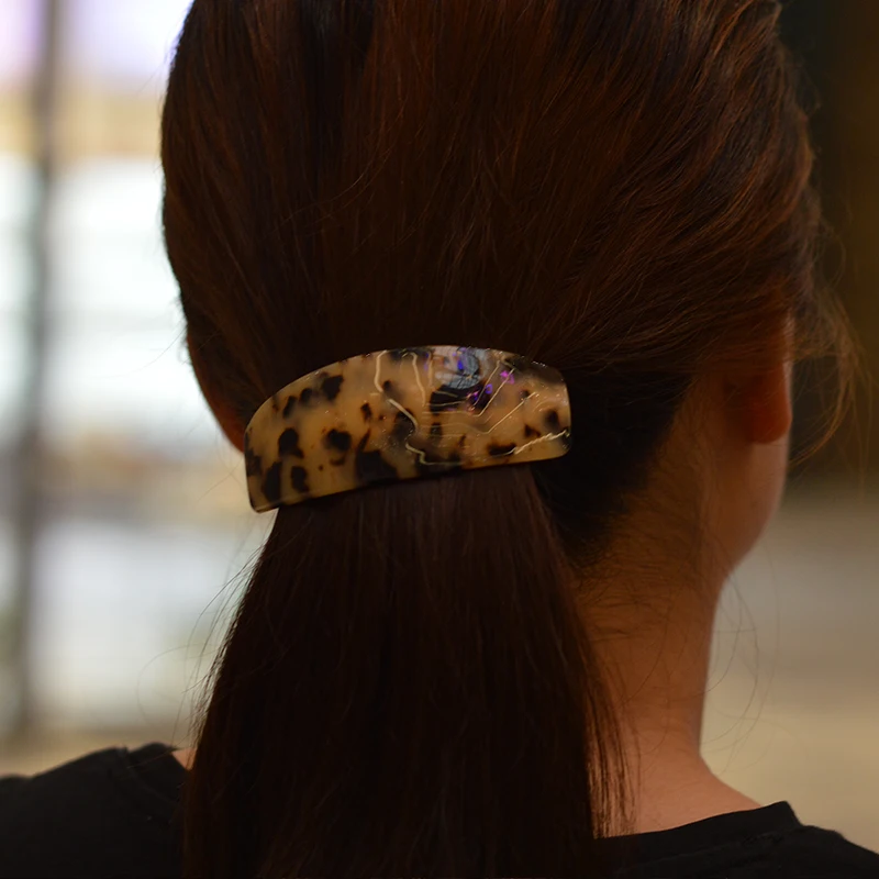 2019 pokrivala za glavu za djevojčice, леопардовые velike kopče za kosu, vintage bobby pin za kosu, elegantan pribor za kosu za žene Slika 3