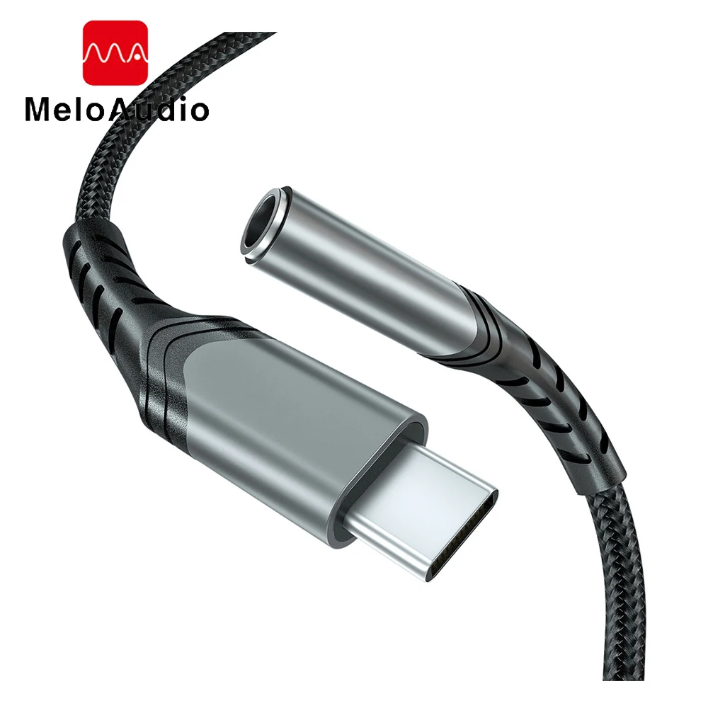 MeloAudio Type C do 3,5 mm Priključak Za Slušalice, AUX i USB C Adapter Kabel Za Slušalice od 3,5 Jack Audio kabel Za Huawei Xiaomi Oneplus Galaxy Slika 4