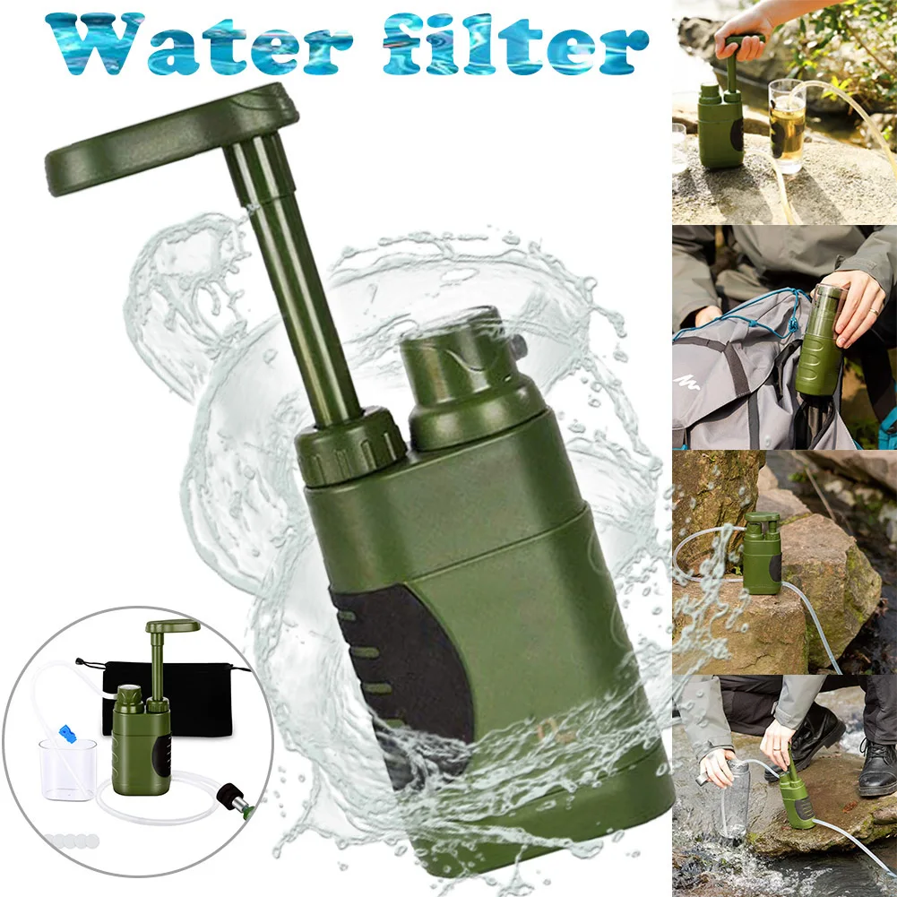 Min 5000Л Novi Vanjski Prijenosni filter Za vodu Sigurnost Hitne Pročišćivač Vode Osobni Filtriranje Aktivan Odmor Filter Za Vodu Slika 0