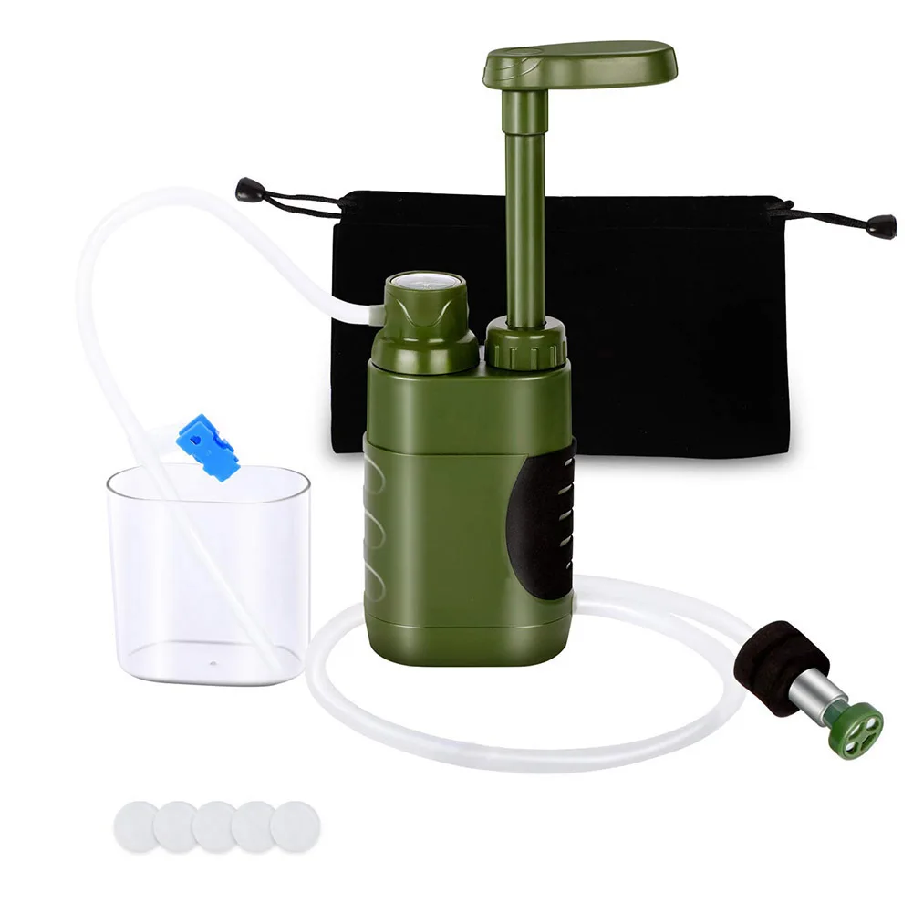 Min 5000Л Novi Vanjski Prijenosni filter Za vodu Sigurnost Hitne Pročišćivač Vode Osobni Filtriranje Aktivan Odmor Filter Za Vodu Slika 2