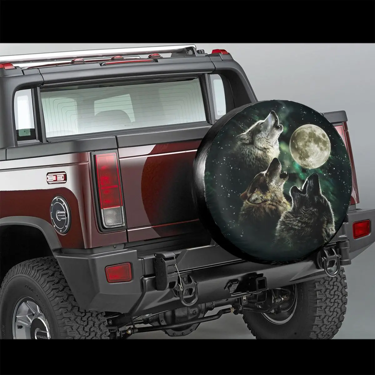 Poklopac Rezervnu gumu Three Wolf Moon Vodootporne Navlake za Kotače i Jeep i Honda 14 