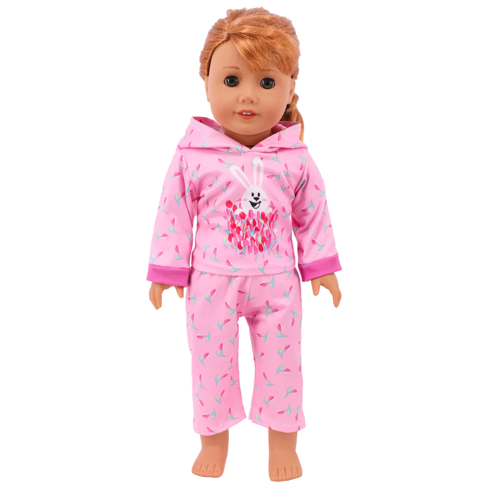2 kom./compl. = Majice + hlače, odjeća za lutke, Pribor za novorođenčad, 43 cm, predmete i 18 inča, američka lutka, igračke za djevojčice, naša generacija Slika 5