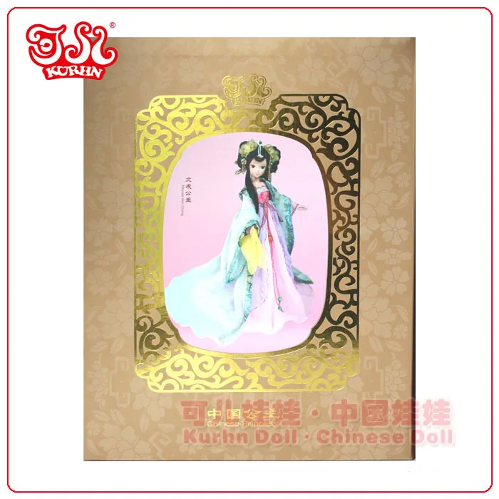 Veliki slas 11 Inča Kineska Princeza Lutka Poklon Zbirka Princeza Вэньчэн #9050 normalno tijelo bez veze Slika 0