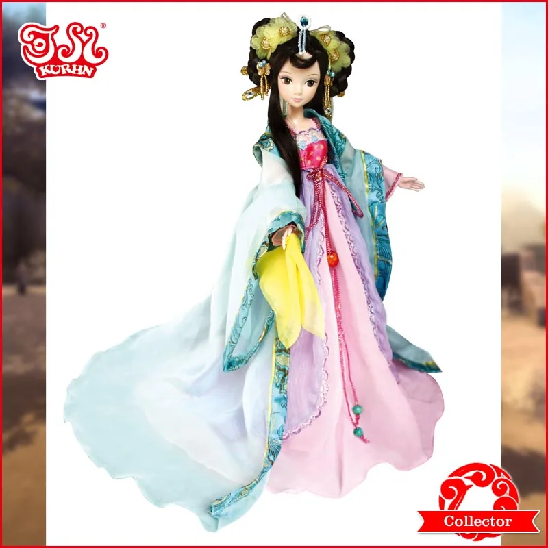 Veliki slas 11 Inča Kineska Princeza Lutka Poklon Zbirka Princeza Вэньчэн #9050 normalno tijelo bez veze Slika 1