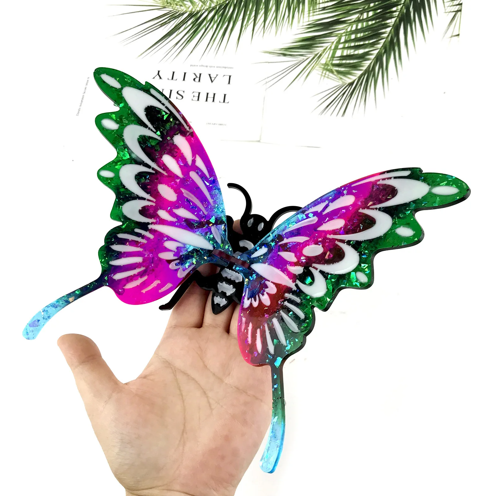 Kreativna Skupština Leptir je Ukras Smole Kalup Zabavne DIY Insekt Lijevanje 3D Crystal Эпоксидное Lijevanje Ukras Kalup od Deco Dom Slika 2