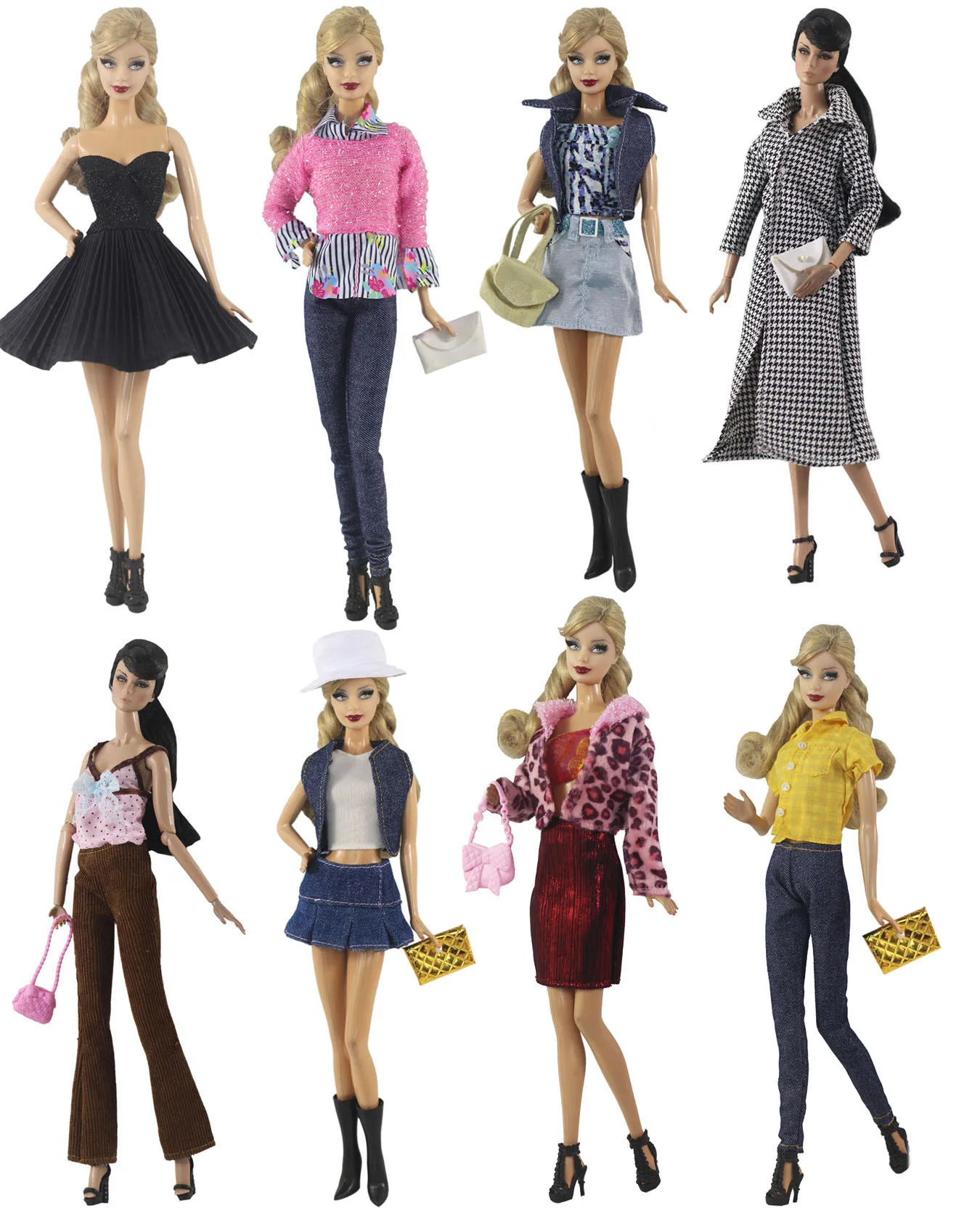 1 Komplet lutkarske odjeće u mjerilu 1:6, Haljina, odjeće za lutke 11,5 cm 30 cm, mnoštvo stilova koje možete izabrati, Darove za djevojčice, pribor za lutke #5 Slika 5
