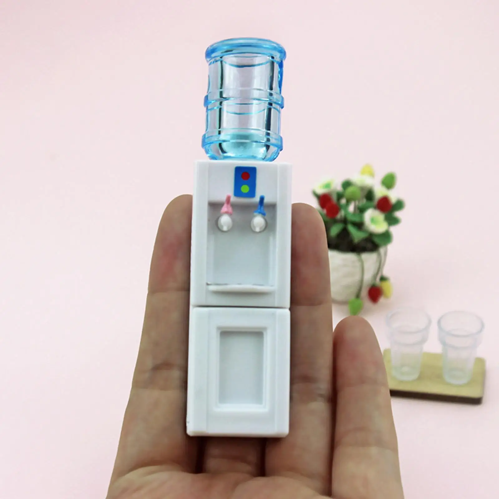 Model Hladnjaka Vode Distributer vode dollhouse 1/12 mali za Uređenje Kuhinje Živi sobe Slika 1