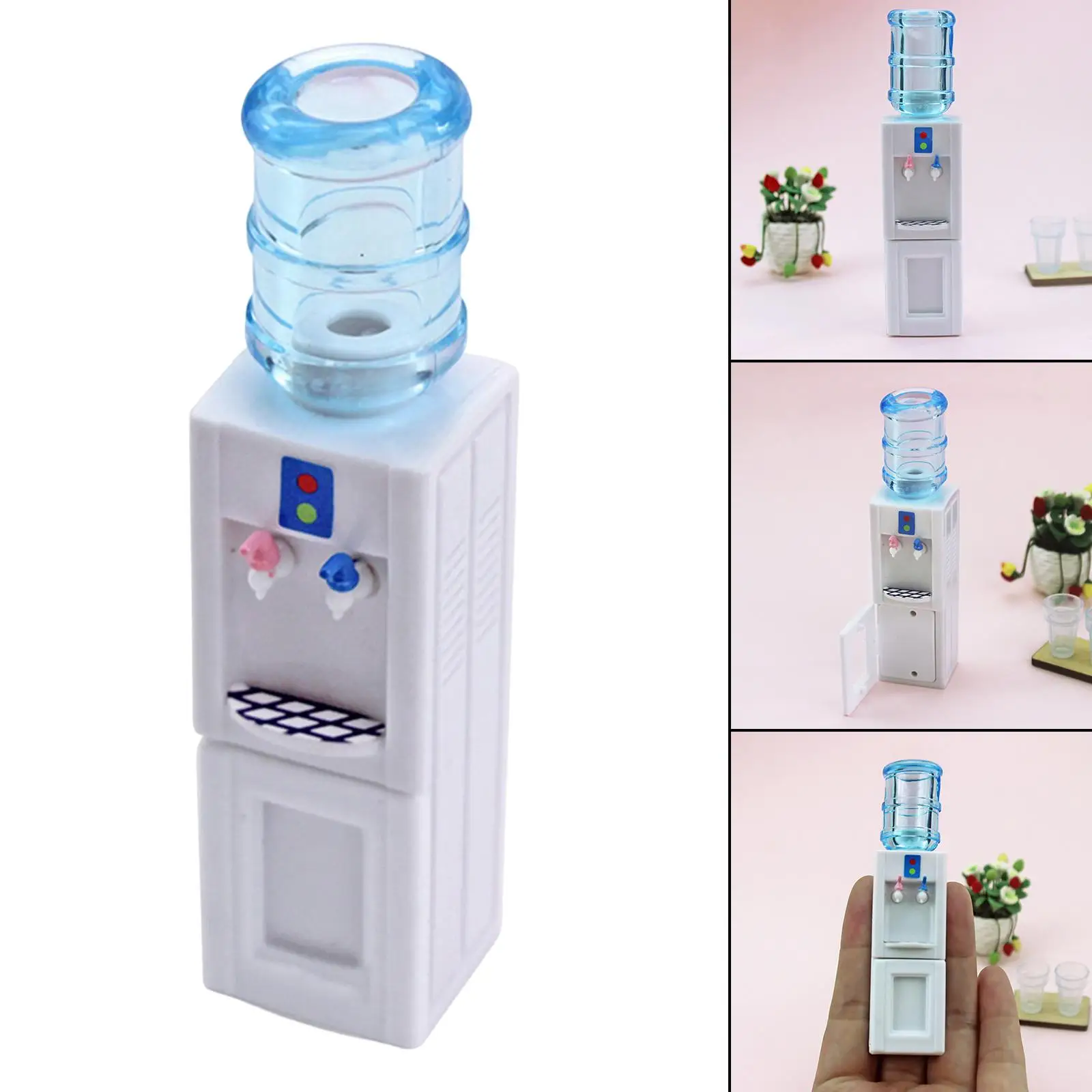 Model Hladnjaka Vode Distributer vode dollhouse 1/12 mali za Uređenje Kuhinje Živi sobe Slika 2