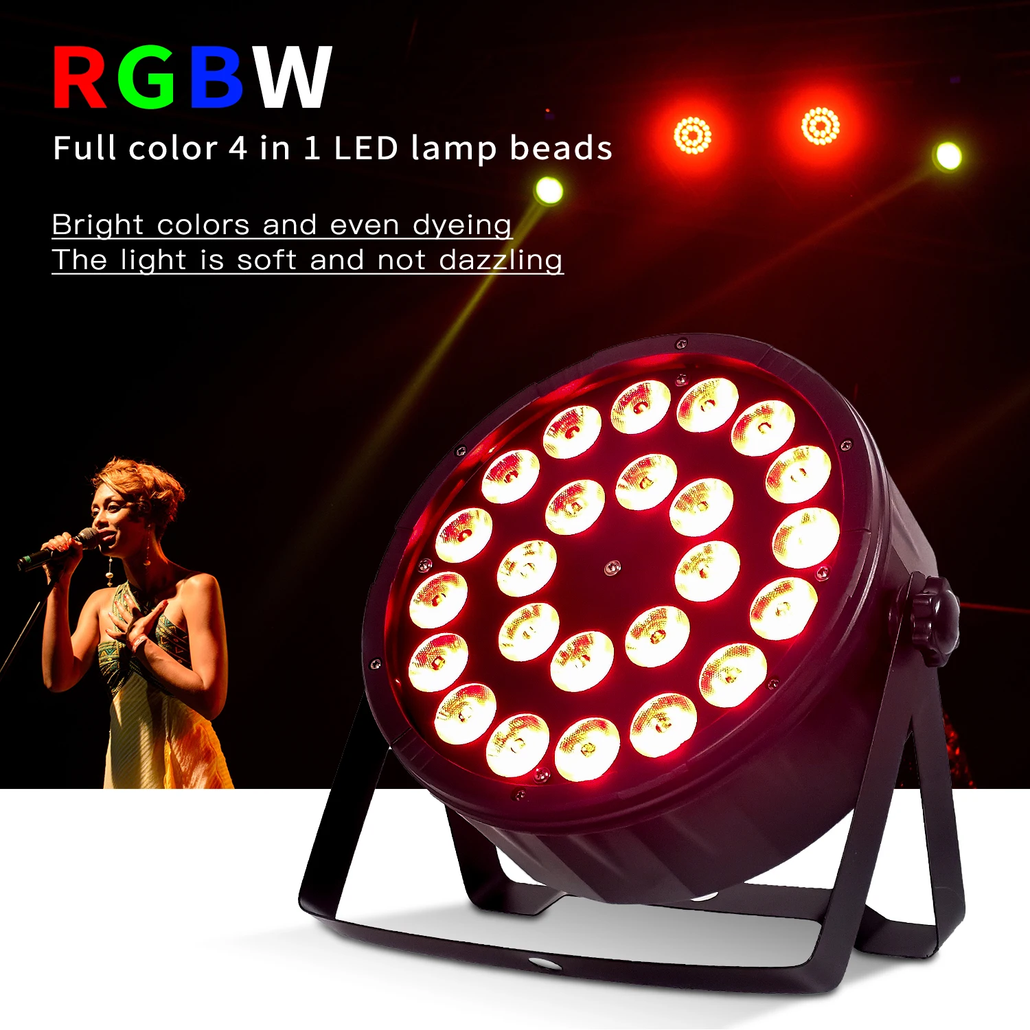 24x12 W RGBW 4 u 1 LED Par Light Bežični Daljinski Upravljač Stana Reflektor DMX512 Upravljanje Večernje DJ Disco Svjetla Pozornica, Rasvjeta Slika 3