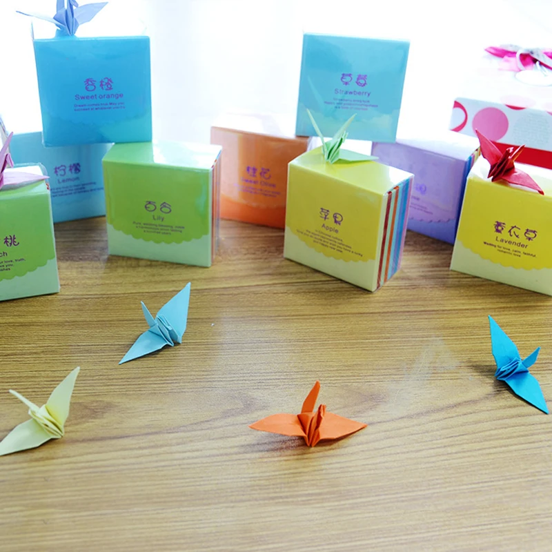 400 Listova Papira Origami Obostrane Kolor Papir Sklopivi Dječji Origami 8 Svijetle Boje DIY Odrasli Početnici Trening Škola Zanat Slika 3