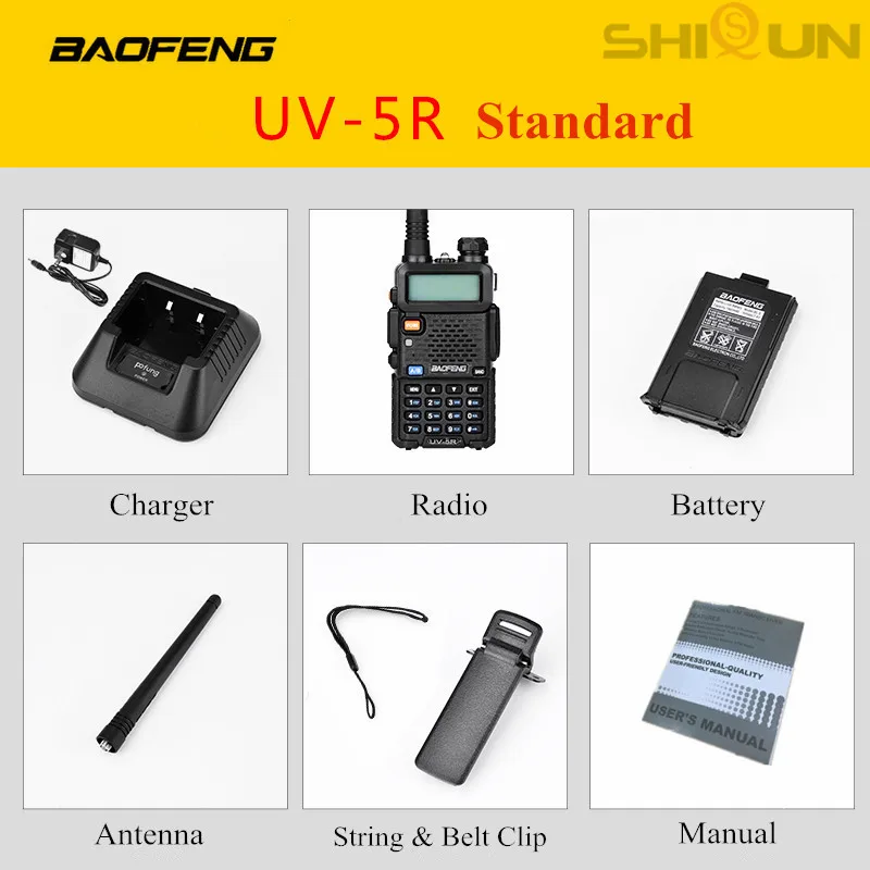 2 kom. Pravi 5 W 8 W Baofeng UV-5R Prijenosni prijenosni radio UV 5R Moćna Amaterski Šunka CB radio stanica UV5R dual-band primopredajnik UV-82 UV-16 Slika 3
