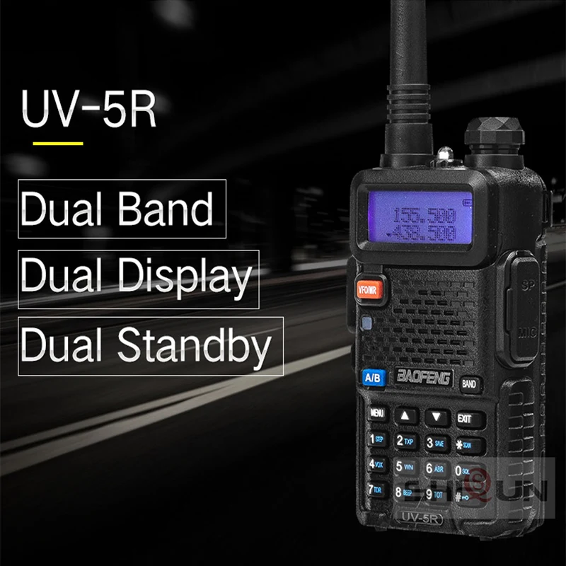2 kom. Pravi 5 W 8 W Baofeng UV-5R Prijenosni prijenosni radio UV 5R Moćna Amaterski Šunka CB radio stanica UV5R dual-band primopredajnik UV-82 UV-16 Slika 5