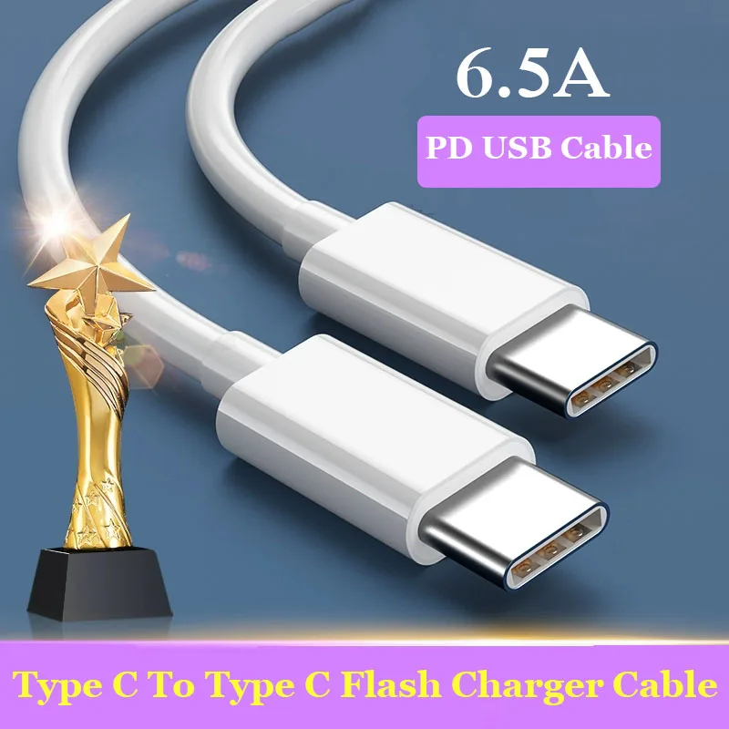 100 W 65 W USB C na USB Type C Kabel Za OPPO R17 Find X3 X2 Pro Ace2 Reno 6 5 4 Z Realme PD 6.5 A Brzo Punjenje Kabel-Punjač Za Telefon Slika 1