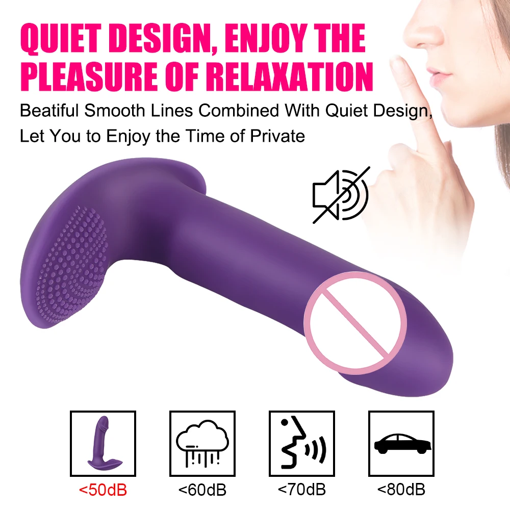 IKOKY Silikonski Vibrator Vaginalni Masaža, Nosivi Dildo Sex Igračke za Odrasle za Žene Ženski Masturbator Stimulator Klitorisa G-Točke Slika 3