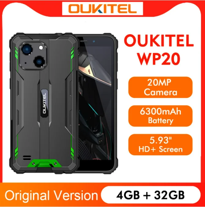 2022 Globalna verzija Oukitel WP20 IP68 Izdržljivi pametni telefon 5,93 