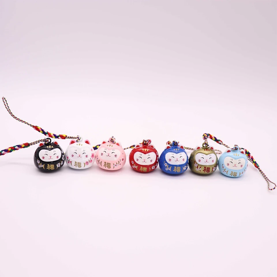 Slatka Japanski Glazbeni Zvono Privjesak Lucky Mačka Remen Za Smartphone Maneki Neko Privjesak Telefon Šarm Sreća Bogatstvo Dijete Poklon Za Rođendan Slika 4