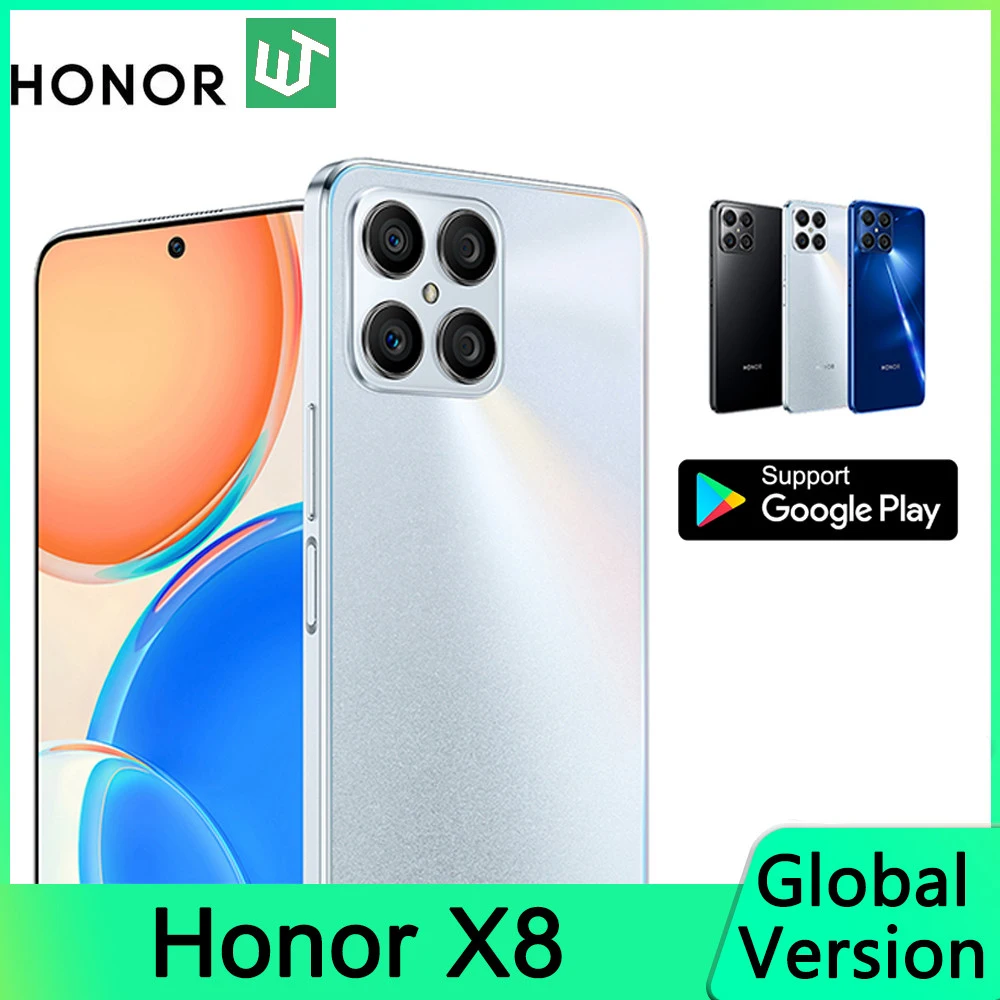 Globalna verzija HONOR X8 Mobilni Telefoni 6 GB, 128 GB i 6,7 inčni Zaslon 4000 mah Snapdragon 680 Mobilni Telefon 64 Mp Kamera Smartphone Slika 1
