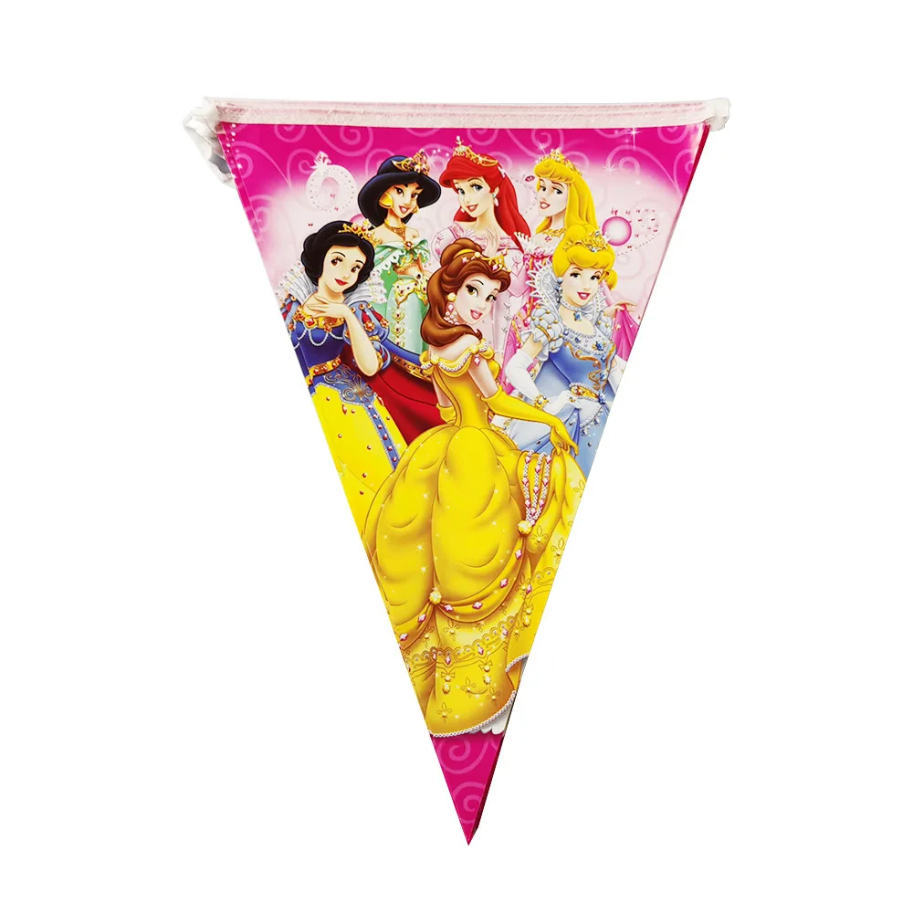 Pepeljuga Snjeguljica Zvono Princeza Tema Djeca Korist Proizvodnja Tanjur Šalica Banner Večernje Uređenje Večernje Pribor Za Jednokratnu Skup Slika 2