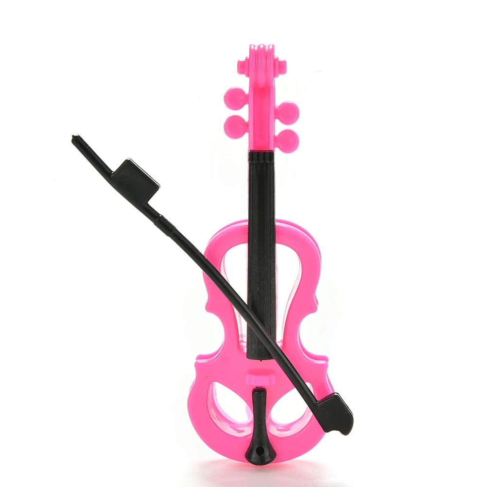 Gitara Violina Saksofon Truba, Bubanj Mikrofon Fonograf Lutka Glazbeni Instrument za Lutke Music Kuća Bar i Pribor za Lutke Slika 4
