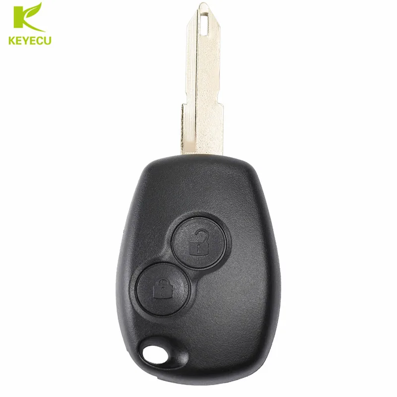 KEYECU 3PCSX Zamjena za Daljinsko auto privjesak za ključeve 2 Gumba 433 Mhz PCF7946 za Renault Kangoo 2 Clio III, Modus Master Slika 3