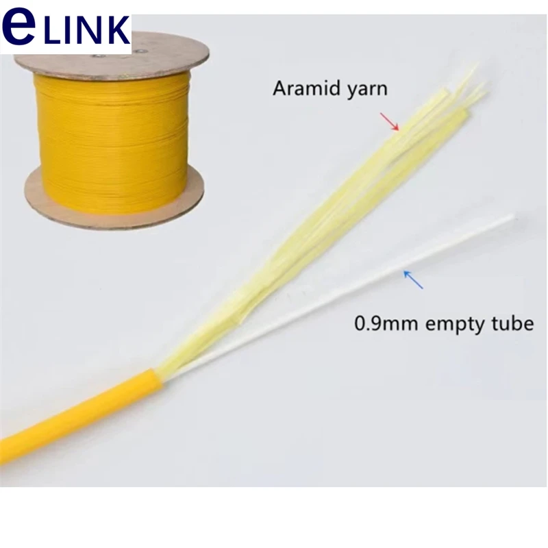 500mtr 3,0 mm fiber-optički slobodnu cijev 2,0 mm prazna cijev 0,9 mm prazna cijev unutar žuta aqua plava narančasta bez optičkog vlakna unutar Slika 0