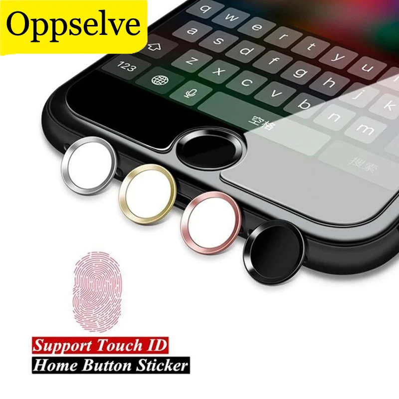 Oppselve Univerzalni Gumb Home Naljepnica Za iPhone 8 7 6 s 6s Plus 5 5s Otiska Prsta Touch ID Ključ Zaštita Od Znoja Za iPad Slika 4