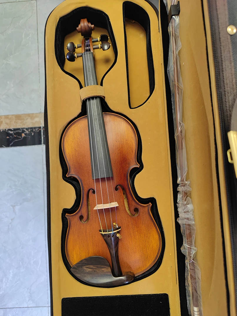 Talijanska klasični model 1716 godine violina retro boja V05B ručne odrasli, djeca uvodni pokretanje violina 4/4 glazbeni instrument Slika 3