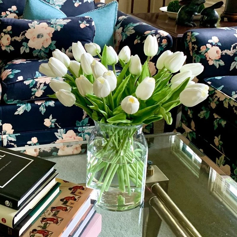20шт Umjetna pjena Tulipana Lažni Buket Cvijeća za Vjenčanje Ukras DIY Home Umjetna Cvjetnim ukrasima simulacija Tulipan Slika 0