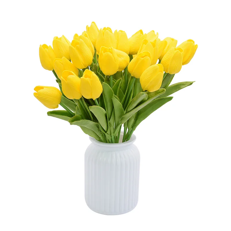 20шт Umjetna pjena Tulipana Lažni Buket Cvijeća za Vjenčanje Ukras DIY Home Umjetna Cvjetnim ukrasima simulacija Tulipan Slika 1