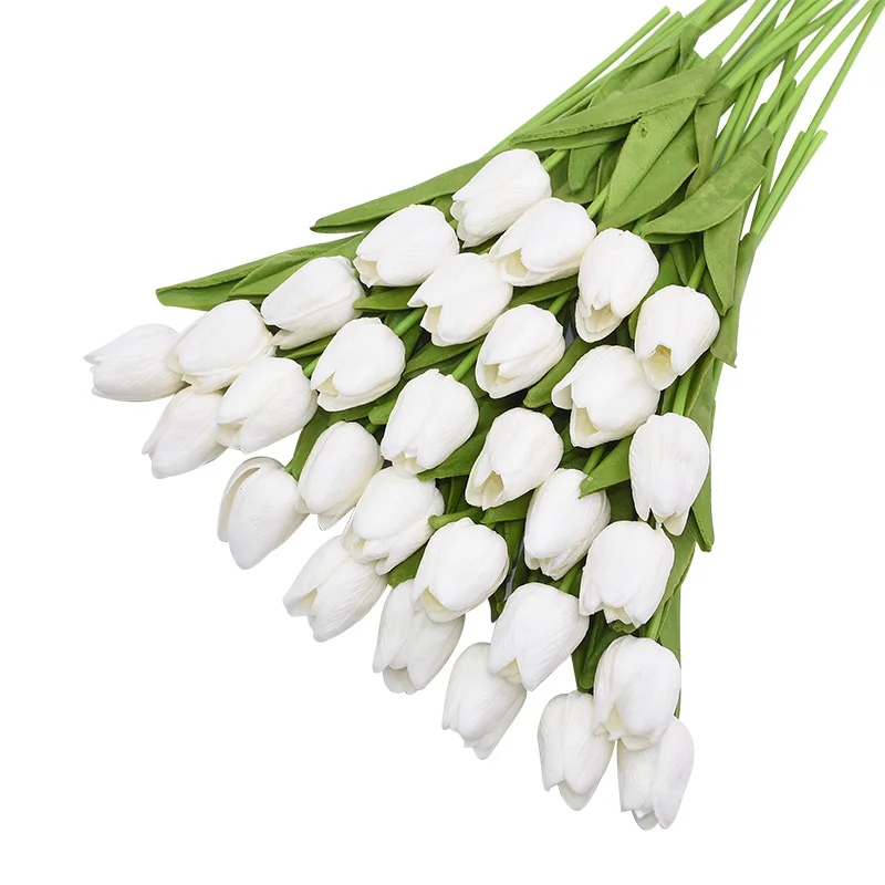 20шт Umjetna pjena Tulipana Lažni Buket Cvijeća za Vjenčanje Ukras DIY Home Umjetna Cvjetnim ukrasima simulacija Tulipan Slika 2