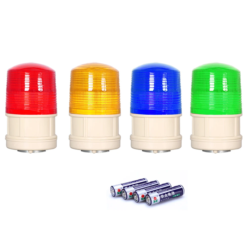 Lampica alarma lampe проблескового маячка LED navedena u akciju baterijom za na otvorenom upozorenja noću, signalnih svjetala upozorenja kvara ceste Slika 0