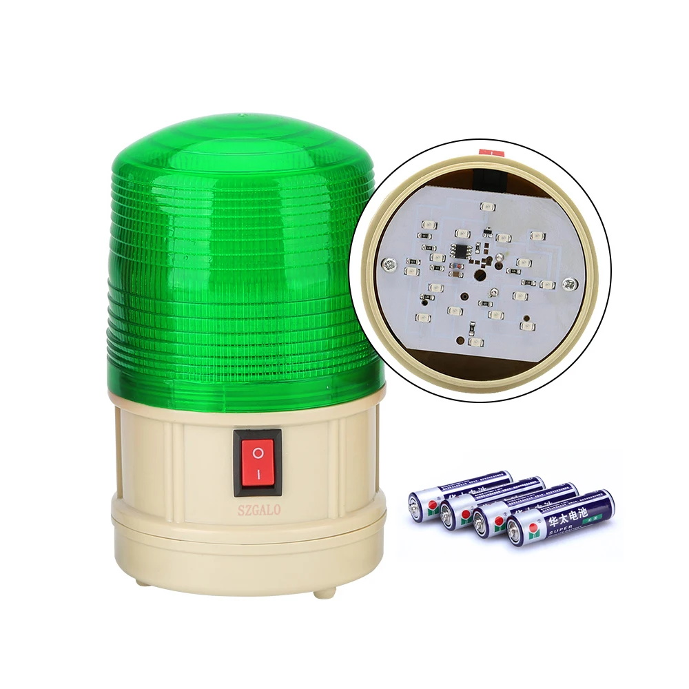 Lampica alarma lampe проблескового маячка LED navedena u akciju baterijom za na otvorenom upozorenja noću, signalnih svjetala upozorenja kvara ceste Slika 4