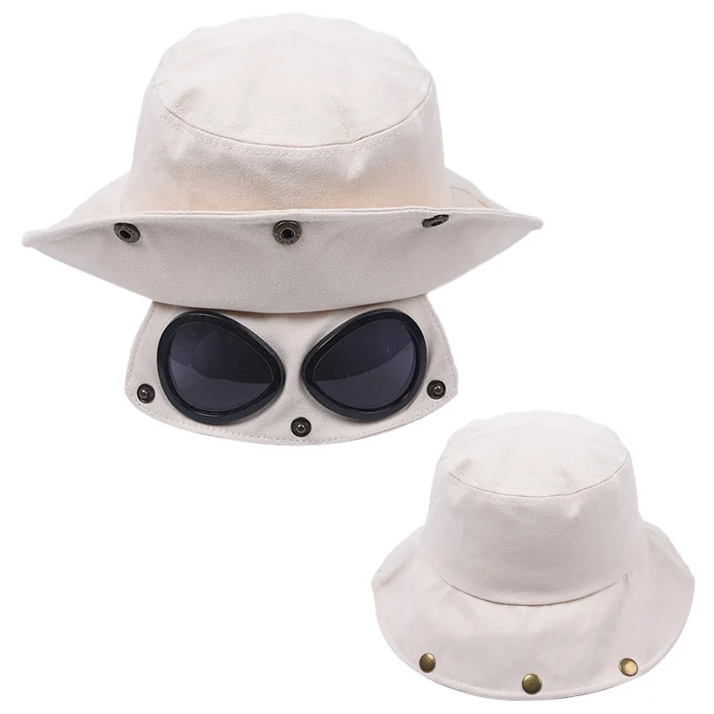Авиаторские naočale ribarsko panama šešir proljeće-jesen panama sa sunčanim naočalama hip-hop naočale muškarci i žene 2021 Slika 3